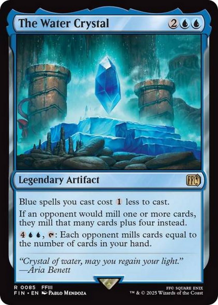 The Water Crystal [FINAL FANTASY] Magic: The Gathering