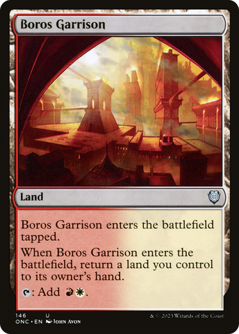 Boros Garrison [Phyrexia: All Will Be One Commander] Magic: The Gathering