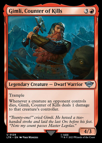 Gimli, Counter of Kills [The Lord of the Rings: Tales of Middle-Earth] Magic: The Gathering