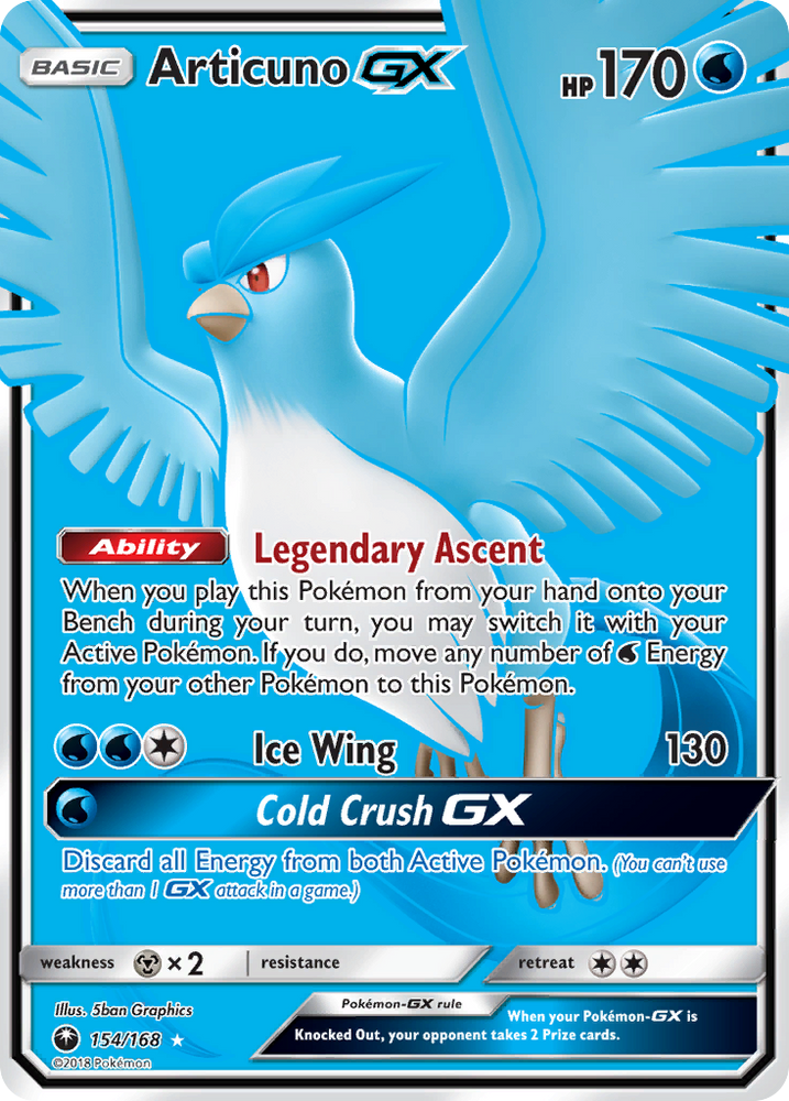 Articuno GX (154/168) [Sun & Moon: Celestial Storm] Pokémon