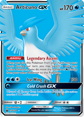 Articuno GX (154/168) [Sun & Moon: Celestial Storm] Pokémon