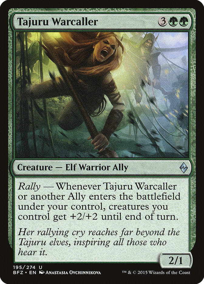 Tajuru Warcaller [Battle for Zendikar] Magic: The Gathering