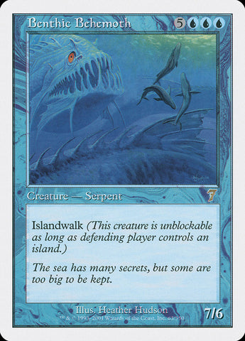 Benthic Behemoth [Seventh Edition] Magic: The Gathering