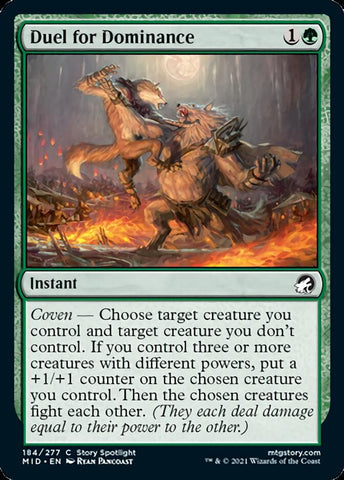Duel for Dominance [Innistrad: Midnight Hunt] Magic: The Gathering