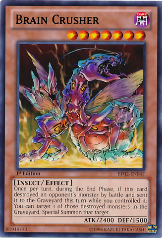 Brain Crusher [BP02-EN047] Mosaic Rare Yu-Gi-Oh!