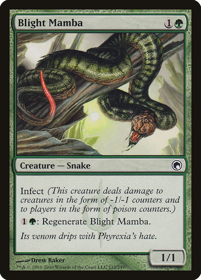 Blight Mamba [Scars of Mirrodin] Magic: The Gathering