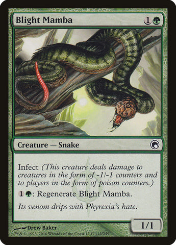 Blight Mamba [Scars of Mirrodin] Magic: The Gathering