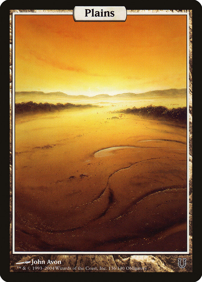 Plains (136) [Unhinged] Magic: The Gathering