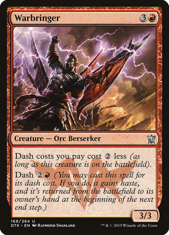 Warbringer [Dragons of Tarkir] Magic: The Gathering