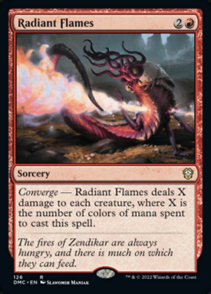 Radiant Flames [Dominaria United Commander] Magic: The Gathering