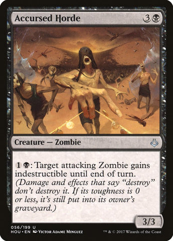 Accursed Horde [Hour of Devastation] Magic: The Gathering