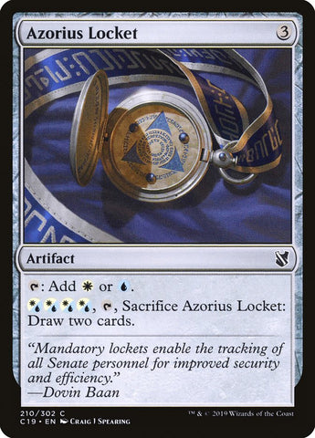 Azorius Locket [Commander 2019] Magic: The Gathering