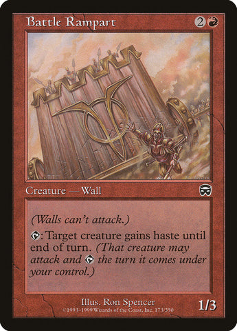 Battle Rampart [Mercadian Masques] Magic: The Gathering