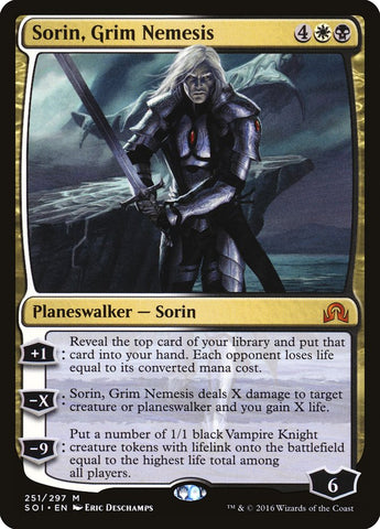 Sorin, Grim Nemesis [Shadows over Innistrad] Magic: The Gathering