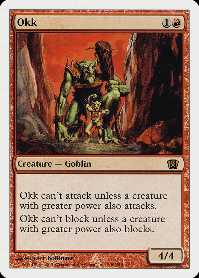 Okk [Eighth Edition] Magic: The Gathering