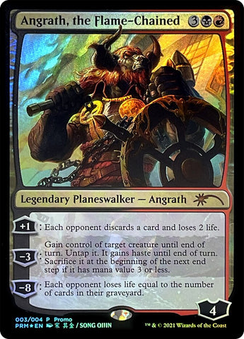 Angrath, the Flame-Chained [Year of the Ox 2021] Magic: The Gathering