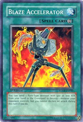 Blaze Accelerator [FOTB-EN040] Common Yu-Gi-Oh!