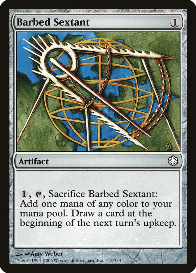 Barbed Sextant [Coldsnap Theme Decks] Magic: The Gathering