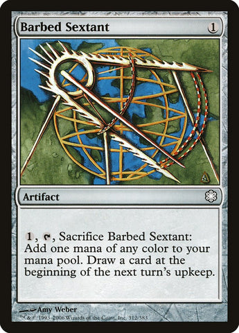 Barbed Sextant [Coldsnap Theme Decks] Magic: The Gathering