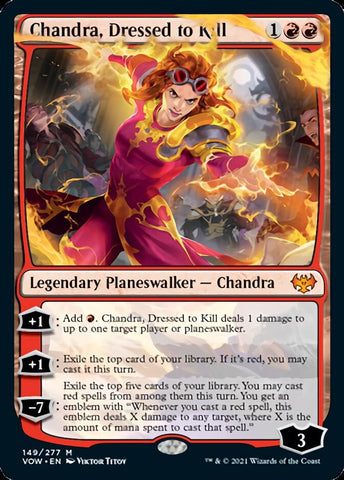 Chandra, Dressed to Kill [Innistrad: Crimson Vow] Magic: The Gathering