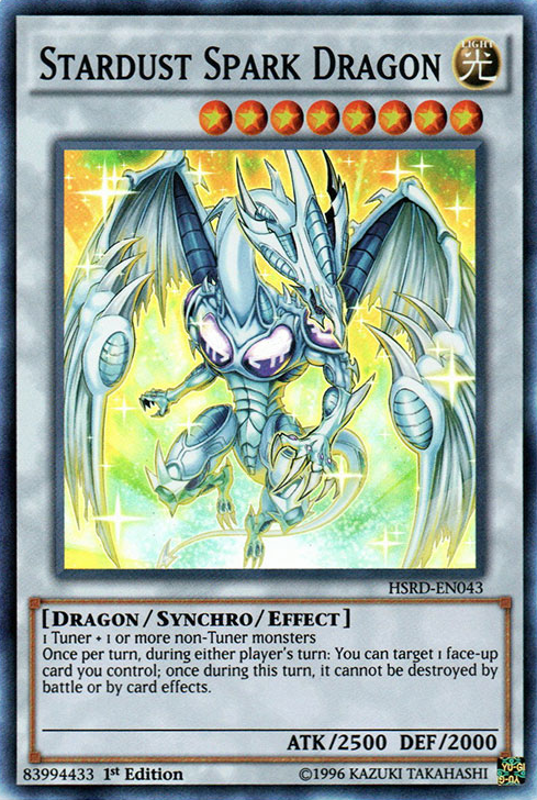 Stardust Spark Dragon [HSRD-EN043] Super Rare Yu-Gi-Oh!