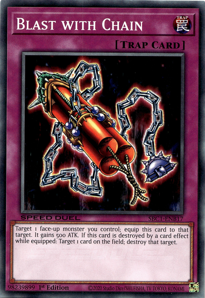 Blast with Chain [SBC1-ENB17] Common Yu-Gi-Oh!