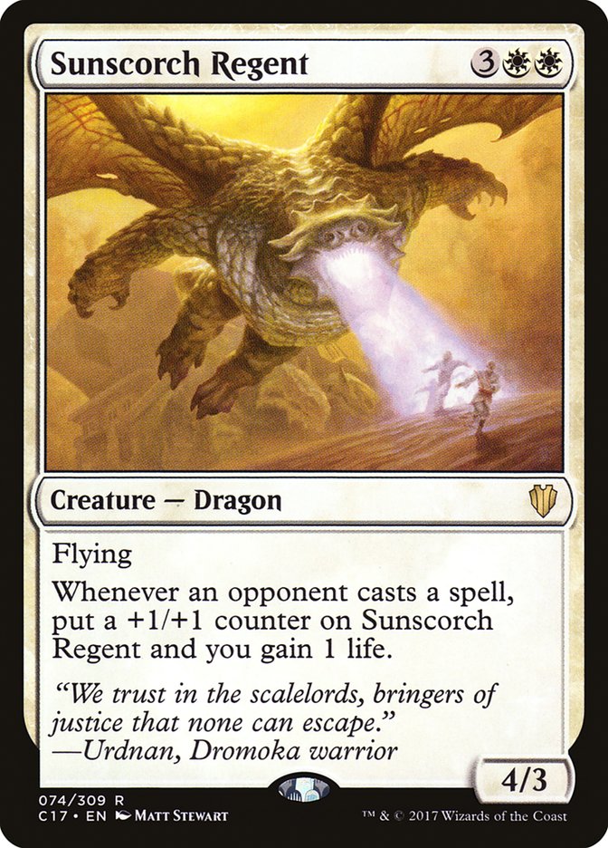 Sunscorch Regent [Commander 2017] Magic: The Gathering