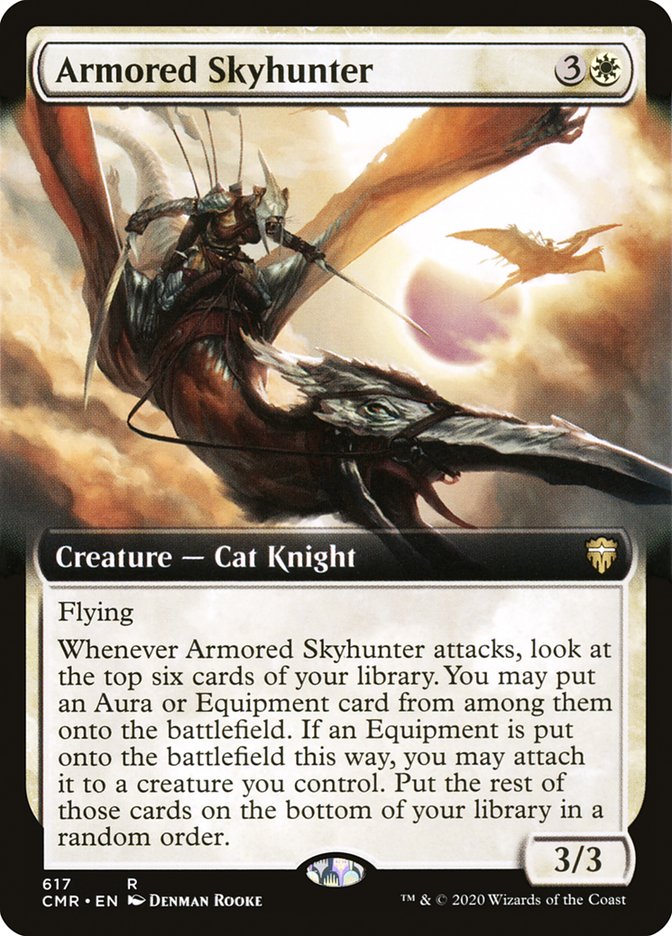 Armored Skyhunter (Extended Art) [Commander Legends] Magic: The Gathering