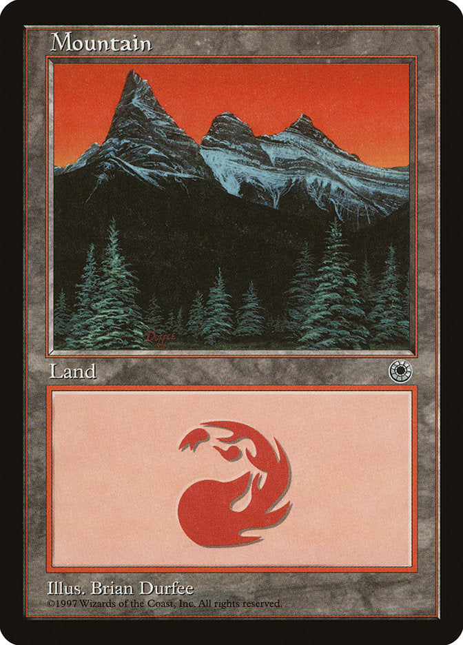Mountain (211) [Portal] Magic: The Gathering