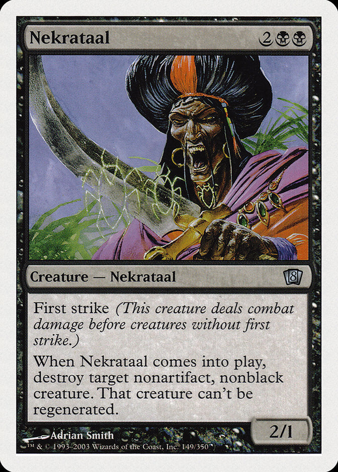 Nekrataal [Eighth Edition] Magic: The Gathering