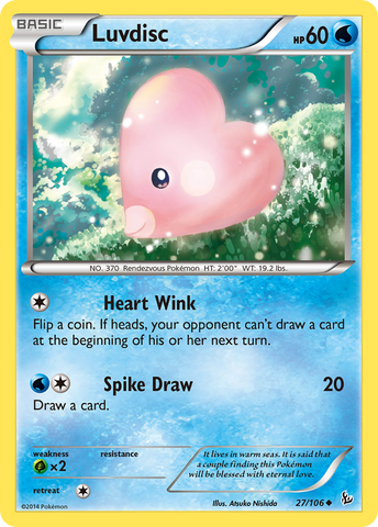 Luvdisc (27/106) [XY: Flashfire] Pokémon