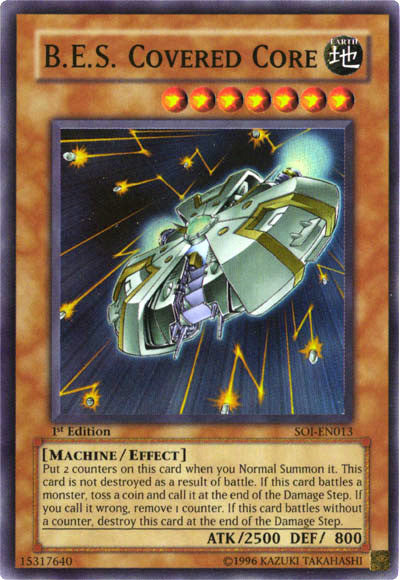 B.E.S. Covered Core [SOI-EN013] Super Rare Yu-Gi-Oh!
