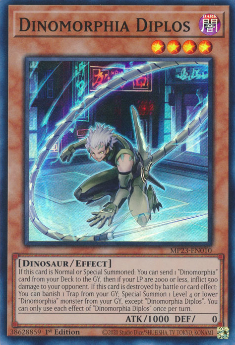 Dinomorphia Diplos [MP23-EN010] Super Rare Yu-Gi-Oh!