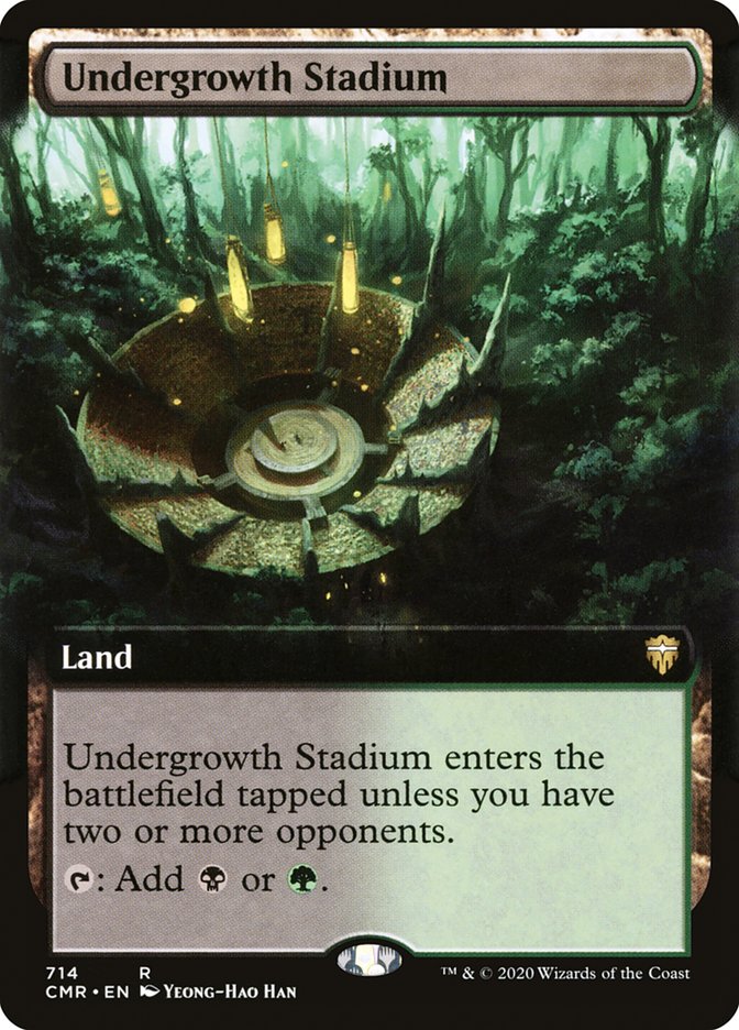 Undergrowth Stadium (Extended Art) [Commander Legends] Magic: The Gathering