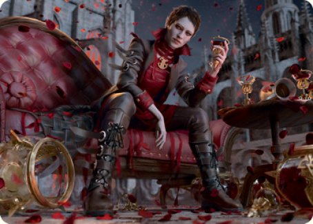 Anje, Maid of Dishonor Art Card [Innistrad: Crimson Vow Art Series] Magic: The Gathering