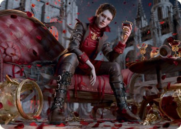 Anje, Maid of Dishonor Art Card [Innistrad: Crimson Vow Art Series] Magic: The Gathering