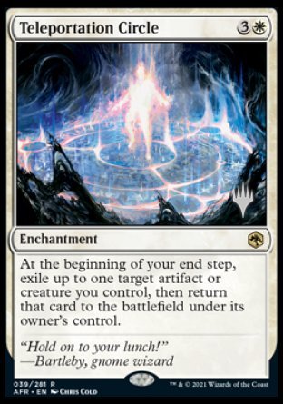 Teleportation Circle (Promo Pack) [Dungeons & Dragons: Adventures in the Forgotten Realms Promos] Magic: The Gathering