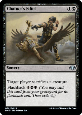 Chainer's Edict [Dominaria Remastered] Magic: The Gathering