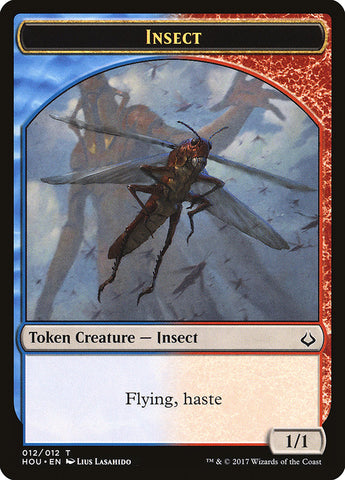 Champion of Wits // Insect Double-Sided Token [Hour of Devastation Tokens] Magic: The Gathering