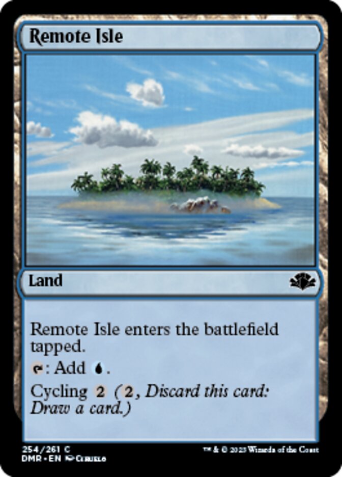 Remote Isle [Dominaria Remastered] Magic: The Gathering
