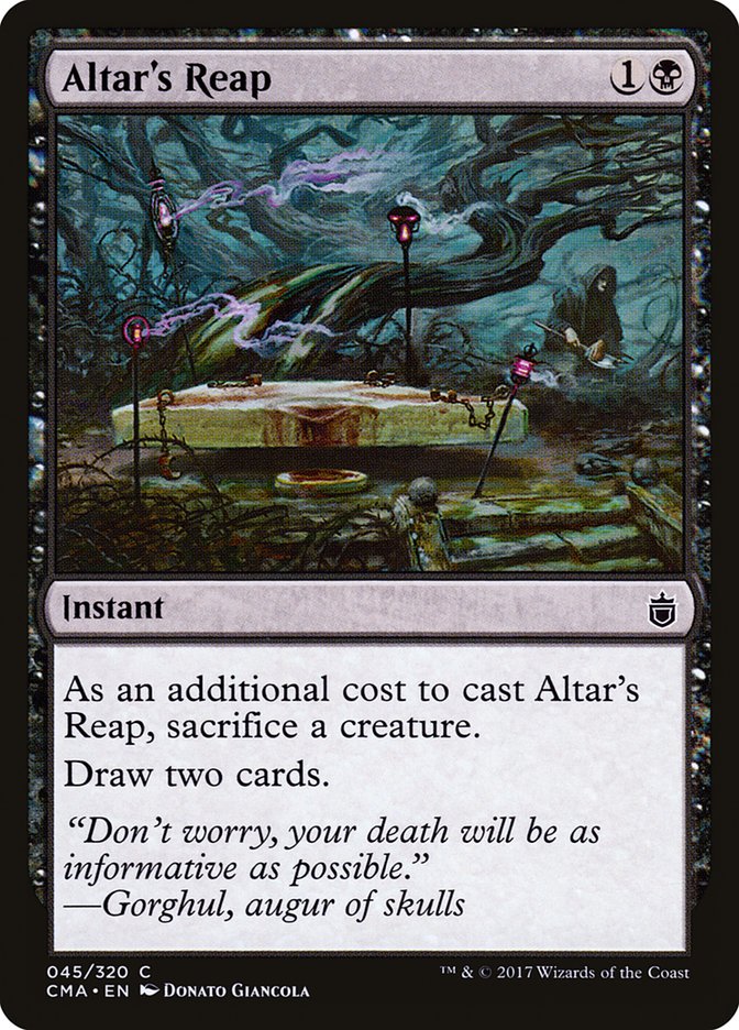 Altar's Reap [Commander Anthology] Magic: The Gathering