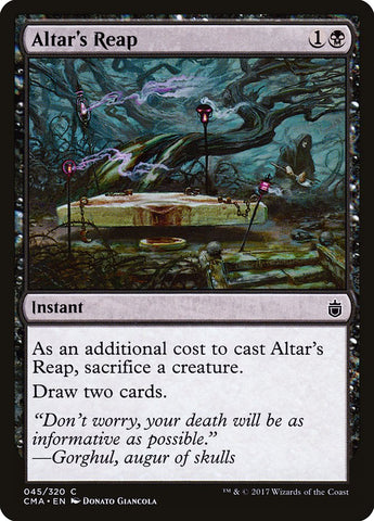 Altar's Reap [Commander Anthology] Magic: The Gathering