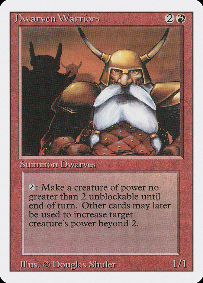 Dwarven Warriors [Revised Edition] Magic: The Gathering