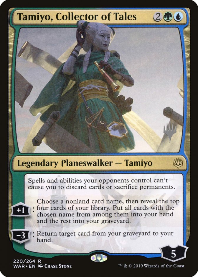 Tamiyo, Collector of Tales (Promo Pack) [War of the Spark Promos] Magic: The Gathering