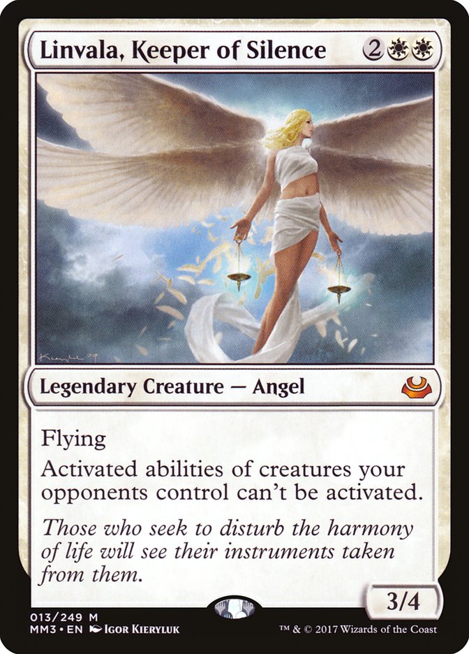 Linvala, Keeper of Silence [Modern Masters 2017] Magic: The Gathering