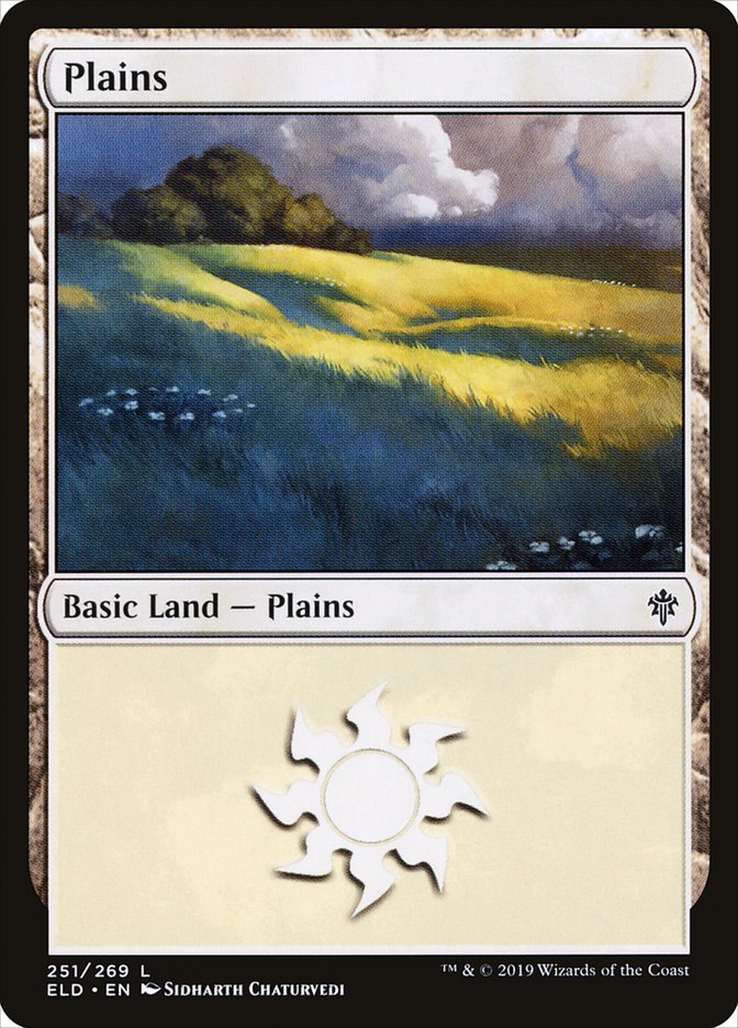 Plains (251) [Throne of Eldraine] Magic: The Gathering