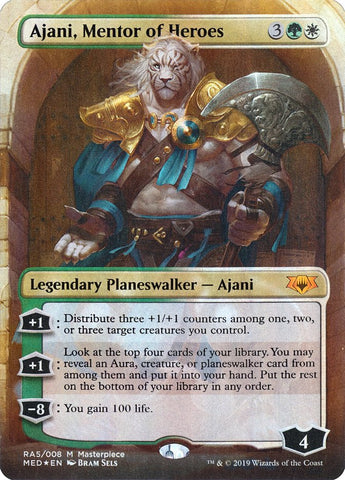 Ajani, Mentor of Heroes [Mythic Edition] Magic: The Gathering