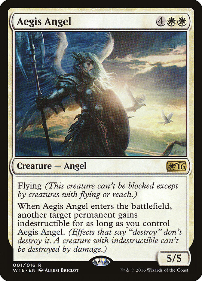 Aegis Angel [Welcome Deck 2016] Magic: The Gathering