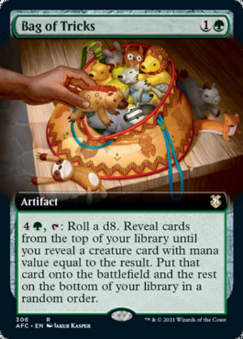 Bag of Tricks (Extended Art) [Dungeons & Dragons: Adventures in the Forgotten Realms Commander] Magic: The Gathering