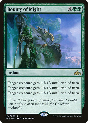 Bounty of Might [Guilds of Ravnica] Magic: The Gathering